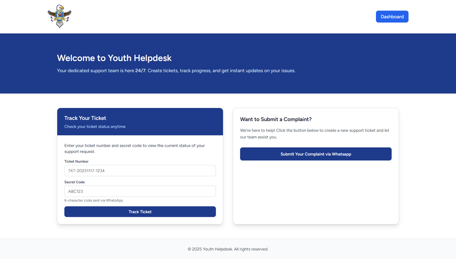 Youth Academy Helpdesk System